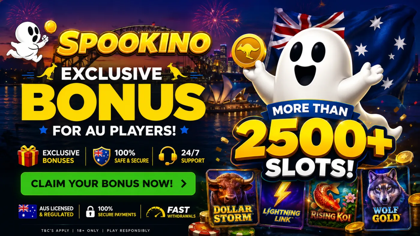 Spookino exclusive bonus for AU players โ more than 2500 slots