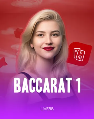 Baccarat 1 live game by Live88